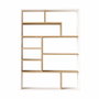 Hanah Home Kee1-Sw Estantería Natural y Blanco